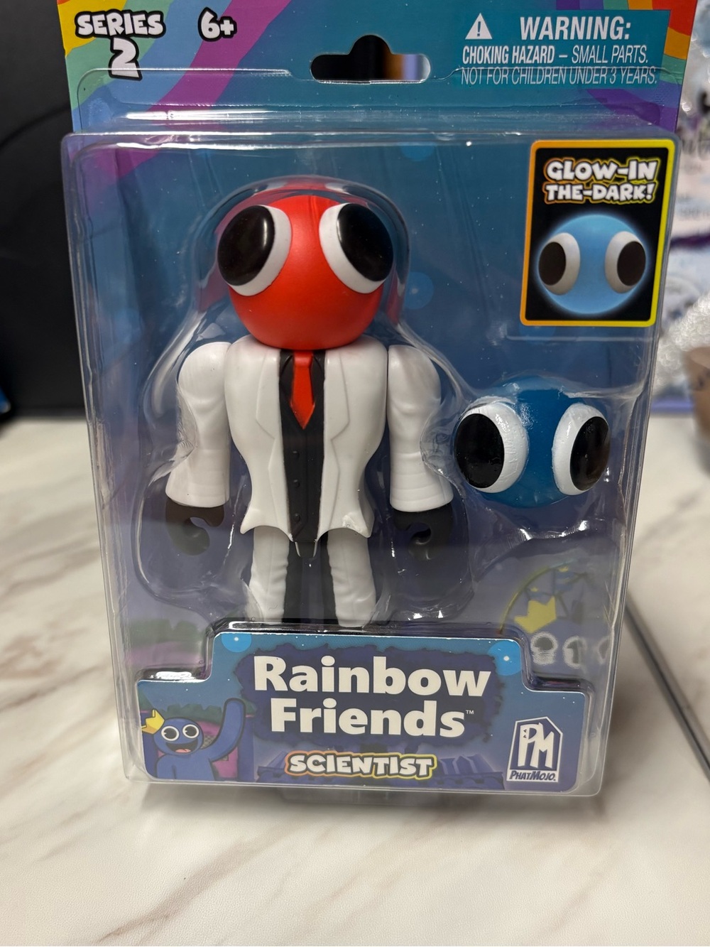 RAINBOW FRIENDS SCIENTIST SERIES 2 GLOW IN THE DARK 5" FIGURE **NEW**